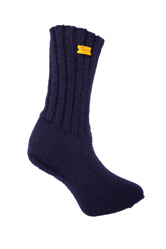 LIFETIME GUARANTEE Merino Wool Socks Navy Made in Rosia Montana