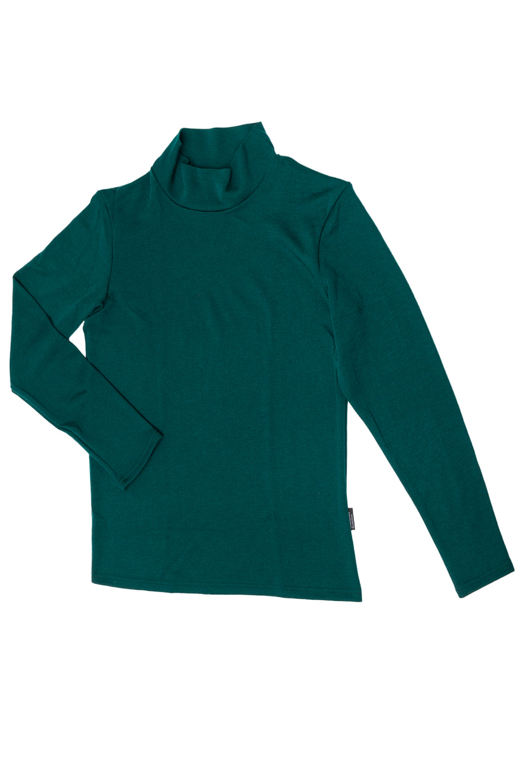 250 Langarm-Rollkragenpullover aus Merino für Herren Grün Made